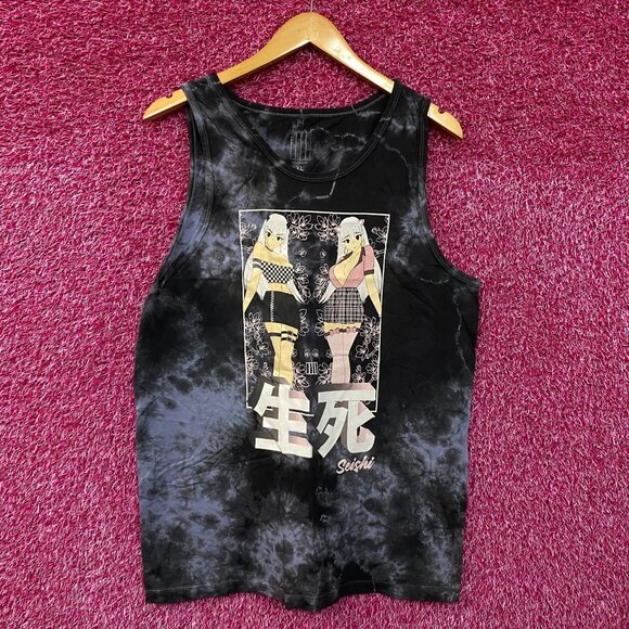 Seishi Four Eyes Gray Street Wear Tank  size Extra Large - Picture 1 of 4